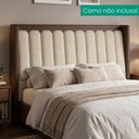 Ver imagem 2 de Cabeceira Queen 160 cm Lumina com Frame Linho Tca 210 Corino Tcs 721 Peer