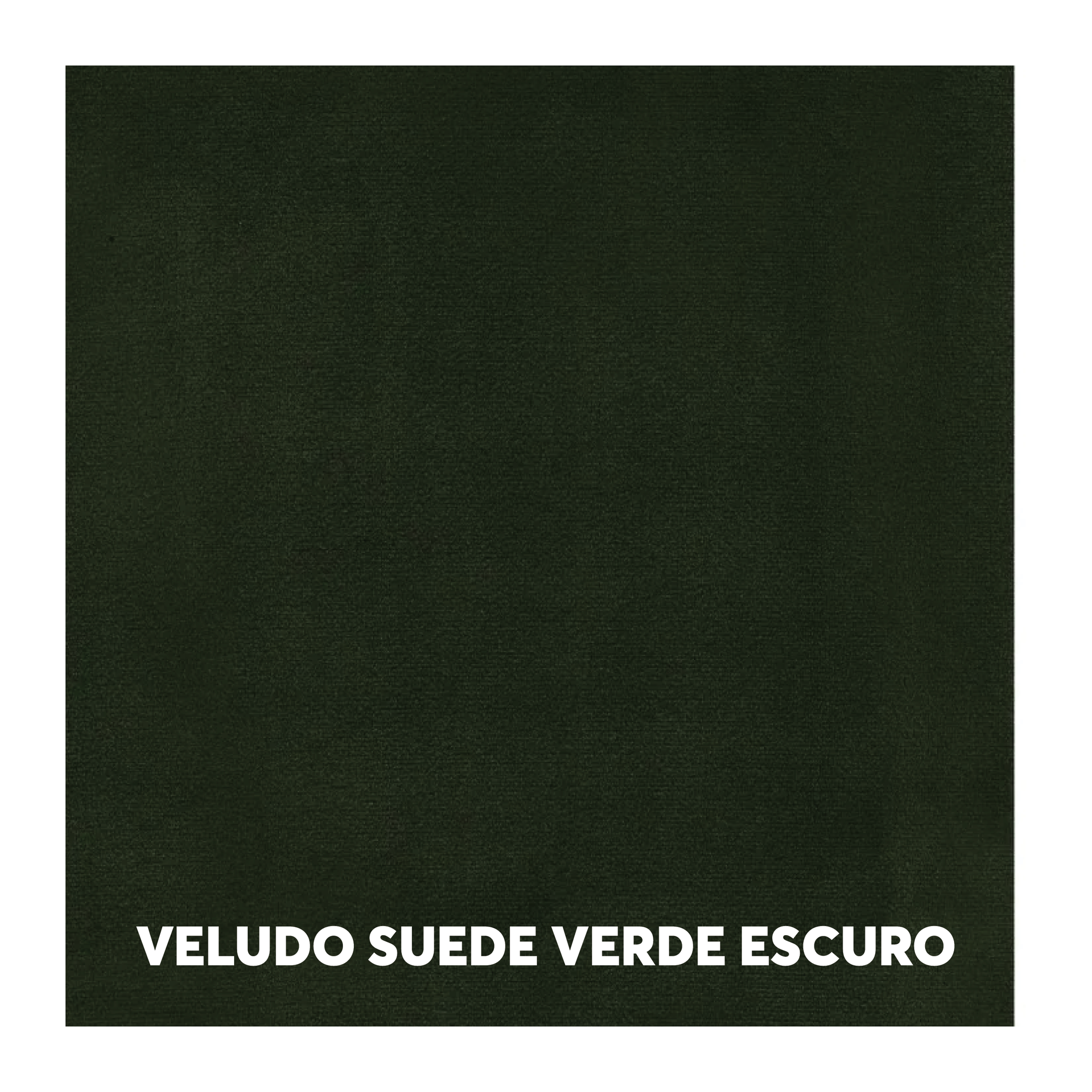 Recamier Decorativo Madeira Maciça Luxo Suede Verde escuro - 3