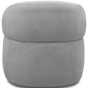 Ver imagem 6 de Kit 2 Poltronas Giratórias Sala de Estar Living Orgânico Carmen F04 Bouclê Cinza - Lyam Decor