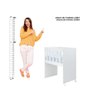 Mini-berço Com Colchão Ditália BBI-54 Branco - 6
