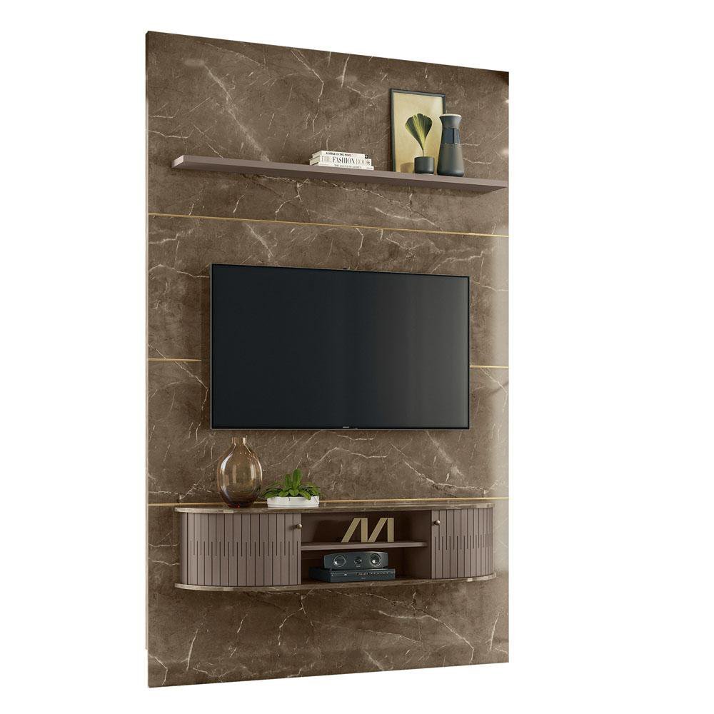 Painel Home Piso Teto TV Até 65 Polegadas Imperial Sépia Monte Carlo Madetec - 2