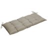 Almofada Assento Para Banco Futton 110x45cm - Bege FASTLAR Almofada para Banco - 1