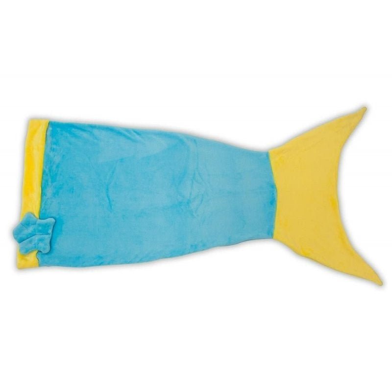Manta Saco de Dormir Infantil Bouton Microfibra 1,40x50cm | Buettner - Sereia Azul - 1