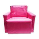 Ver imagem 1 de Poltrona Infantil Sofazinho Reforçada Decoração Modelos Pink Liso