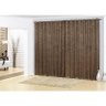 Cortina Blackout com Cetim Amassado 2 x 1,8M | Sultan - Chocolate - 1