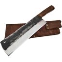 Ver imagem 1 de Faca Cutelo Artesanal Forjado Estilo Antigo em Aço Carbono 5160 Lâmina 25cm Bruto