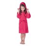 Roupão Infantil Fleece Quimono com Capuz Color | Lepper - Pink - M - 2