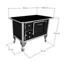 Ver imagem 2 de Fogão Colonial N°2 Vitrocerâmica Preto Varão Direito Antonow