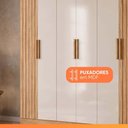 Ver mais imagens de Guarda Roupa Valença 195cm 6 Portas Freijó Off White com Portas Frisadas Moval