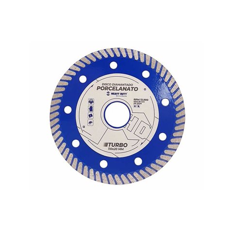 Kit 5 Disco Diamantado 110mmx20mm Porcelanato - Heavy Duty