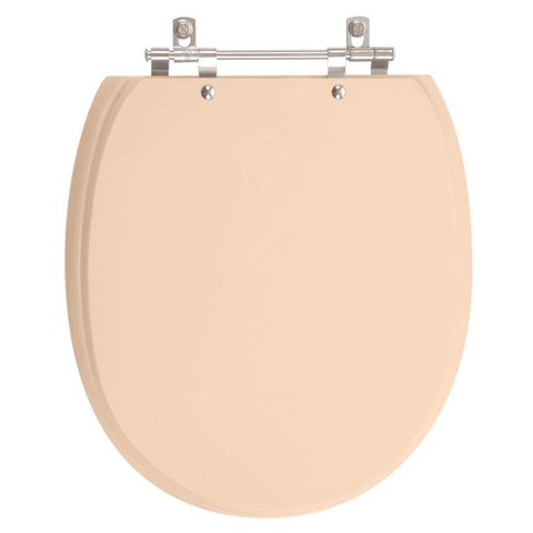 Assento Sanitario Poliester de Ville Rosa Floral para Vaso Deca