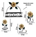 Ver imagem 3 de Kit 4 Peças Organizadores para Banheiro:bege