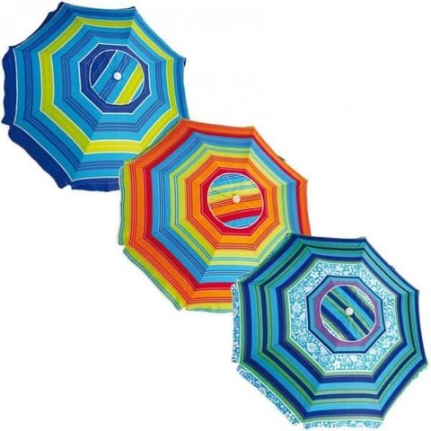 Guarda-Sol Mor de Alumínio, 2,40 Metros, Cores Sortidas