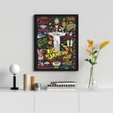 Ver imagem 1 de Quadro Decorativo Poster Rio de Janeiro 33x24cm:madeira Branca