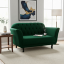 Ver imagem 1 de Namoradeira Decorativa Dália Bouclé Verde