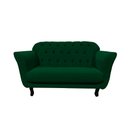 Ver imagem 3 de Namoradeira Decorativa Dália Bouclé Verde