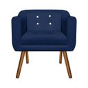 Ver imagem 2 de Kit 2 Poltronas Decorativa Julia Suede com Strass D'Rossi