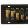 Quadro Placa Metal Decorativa Vintage Chopp Cerveja Beer 15x30 - 2
