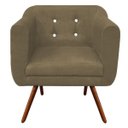 Ver imagem 2 de Kit 2 Poltronas Decorativa Julia Suede com Strass D'Rossi