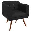 Ver imagem 3 de Kit 2 Poltronas Decorativa Julia Suede com Strass D'Rossi