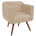 Ver imagem 2 de Kit 2 Poltronas Decorativa Julia Suede com Strass D'Rossi