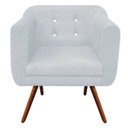 Ver imagem 3 de Kit 2 Poltronas Decorativa Julia Suede com Strass D'Rossi