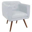 Ver imagem 2 de Kit 2 Poltronas Decorativa Julia Suede com Strass D'Rossi