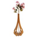 Ver imagem 1 de Vaso de Chão Decorativo Grande Mdf Ibiza:mdf Cru/75x37cm