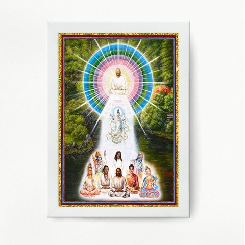 Quadro Tenha Coragem de Ir Atrás Dos Teus sonhos 45x34cm - com Vidro:madeira Branca