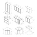 Ver imagem 7 de Armário Cozinha Completo Ditália Berlim 10 Pçs Cv/br B12