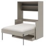 Cama de Solteiro Retrátil Vertical com Mesa Escrivaninha Forman SVS Pecan - 1