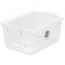 Ver imagem 1 de Organizador Cristal 4 Litros - Or80300 - Ordene Organizador com Trava 4 Litros - Or80300 - Ordene