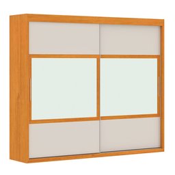 Guarda-Roupa Joinville com Espelho em MDF Corrediças Telescópicas Mirarack - 1