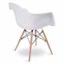 Ver imagem 4 de Cadeira Melbourne Eiffel Charles Eames Base Madeira - Branca - Factus