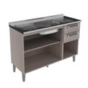 Ver imagem 2 de Balcão para Cozinha 3 Portas 2 Gavetas com Pia IG3G2-120 Jazz Itatiaia