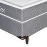 Cama Box Queen Colchão Molas Ensacadas com Euro IN Turim Cinza Bordado 158x198x58cm - 6