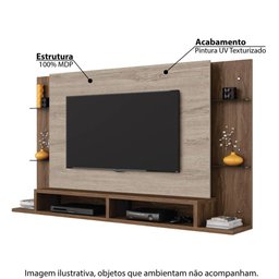 Painel Suspenso Malbec para TV 55 4 Prateleiras - Malte - 2