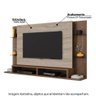 Painel Suspenso Malbec para TV 55 4 Prateleiras - Malte - 2