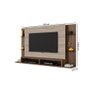 Painel Suspenso Malbec para TV 55 4 Prateleiras - Malte - 4