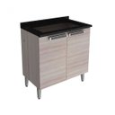 Ver imagem 2 de Balcão para Cooktop 5 Bocas 2 Portas com Tampo Jazz Itatiaia