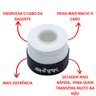 Overgrip Shark Branco Raquete Beach Tennis Padel 10 Un - 2