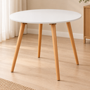 Ver mais imagens de Conjunto Mesa de Jantar Redonda 90 cm com 4 Cadeiras Saarinen - Branco