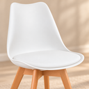 Ver imagem 7 de Conjunto Mesa de Jantar Redonda 90 cm com 4 Cadeiras Saarinen - Branco