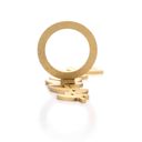 Ver imagem 4 de Porta Guardanapo Natal Folhagem Dourado 9,5cm - D'Rossi DRossi