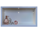 Ver imagem 1 de Nicho para Banheiro em Porcelanato Polido Branco 60x32cm