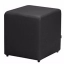 Ver imagem 1 de Puff Quadrado Corino Preto - Nay Estofados
