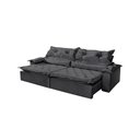 Ver imagem 2 de Sofá Retrátil e Reclinável 2,80m 4 Lugares Pillow com Espuma Soft Sparta - Movenzo Estofados