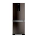 Ver imagem 1 de Geladeira Brastemp Inverse Frost Free 447l com Smart Flow e Fresh Box Preta Bre57fe - 220v