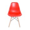 Cadeira Eiffel Charles Eames em Abs com Base de Madeira Dsw - Facthus - 1