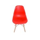 Ver imagem 2 de Cadeira Eiffel Charles Eames em Abs com Base de Madeira Dsw - Facthus